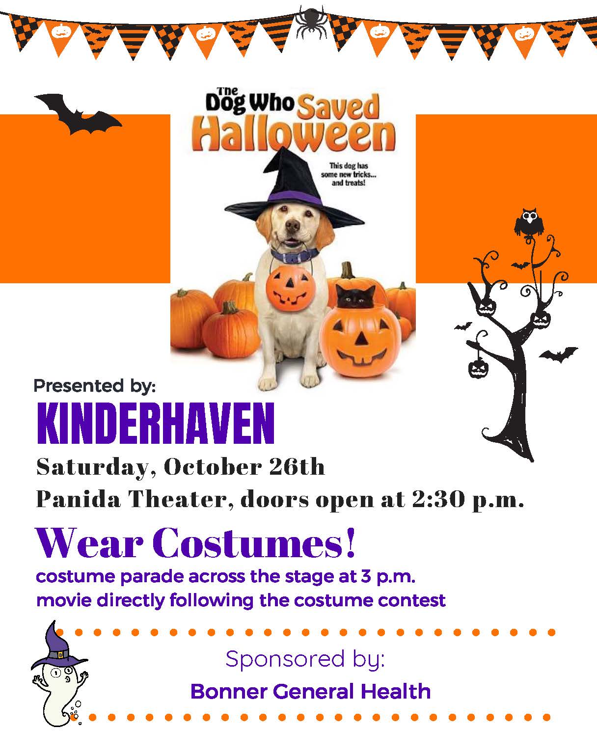 Free Family Movie ~ The Dog Who Saved Halloween - Bonner General Health