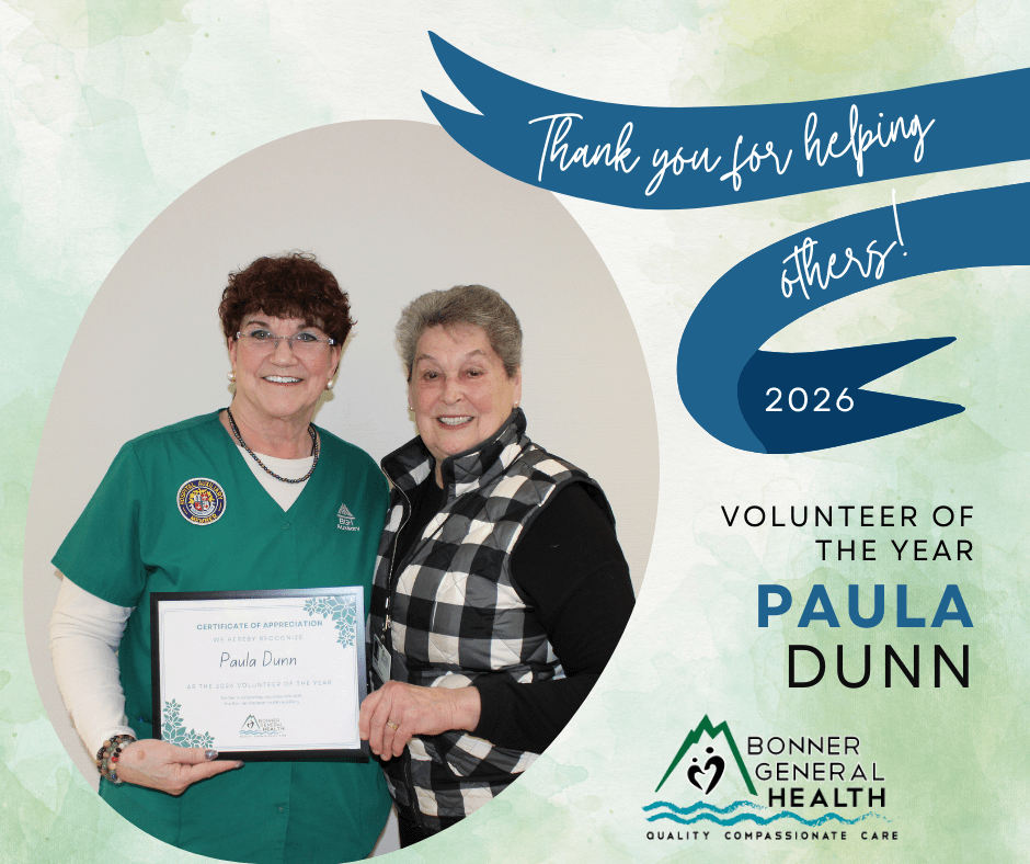Volunteer of the Year Paula Dunn